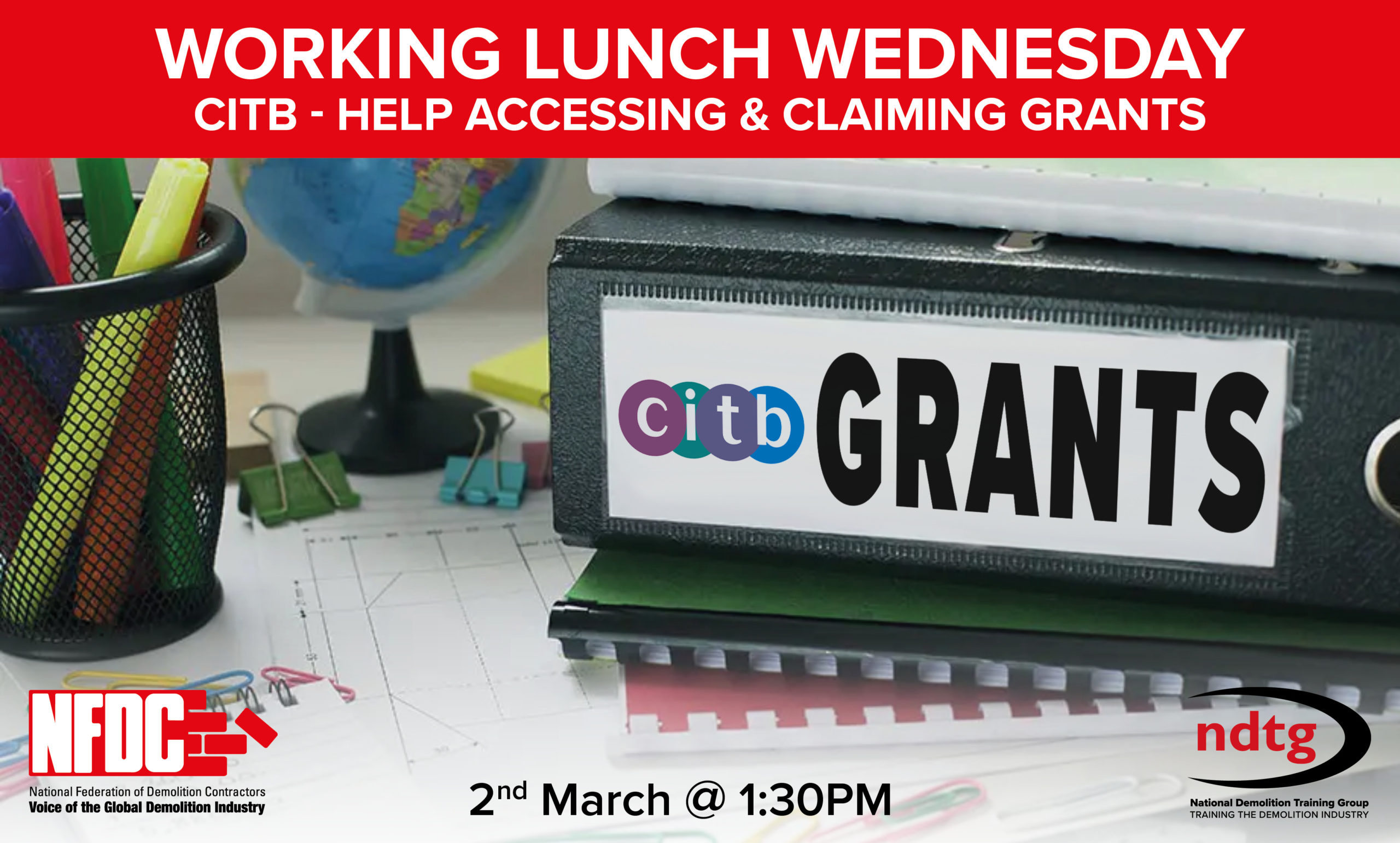 Working Lunch: CITB Grants & Funding Resources